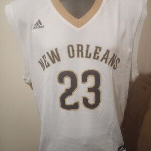 Men's Adidas New Orleans Pelicans Basketball Jersey Anthony Davis #23 Large L
